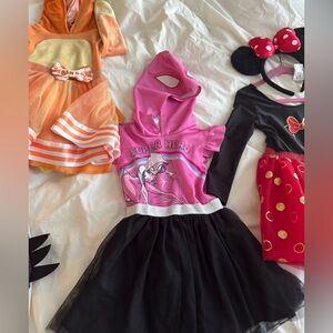 Ghost Spider Pink and Black Kids Costume Dress